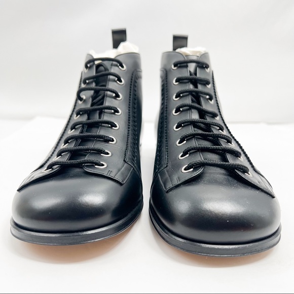 Gucci Brogue Jakarta Ankle Boot with Perforated Details - Picture 9 of 16